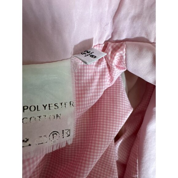 Barneys New York Pink Double-Breasted Trench Coat With Belt Size 8/42 - Picture 9 of 9